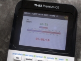 TI-83 Premium CE + Horloge horiz