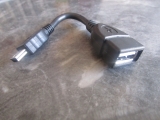 Adaptat mini-USB(OTG)m<->USB(A)f