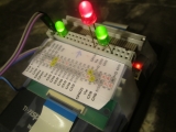 Modded Nspire Nav v2 + GPIO LEDs