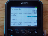 Zero ZGC3 2.18.3 Matrices