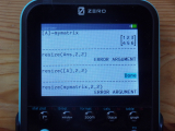 Zero ZGC3 Matrices