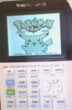 Jeux Gameboy sur TI-83 Premium CE - Pokemon version jaune