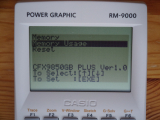 RM-9000: mémoire (fx-9850G+ZX)