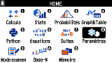 Graph Math+ : appli Paramètres