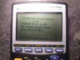 TI-83 Plus Silver Edition VSC