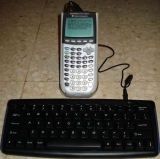TI-Keyboard + TI-84 + support