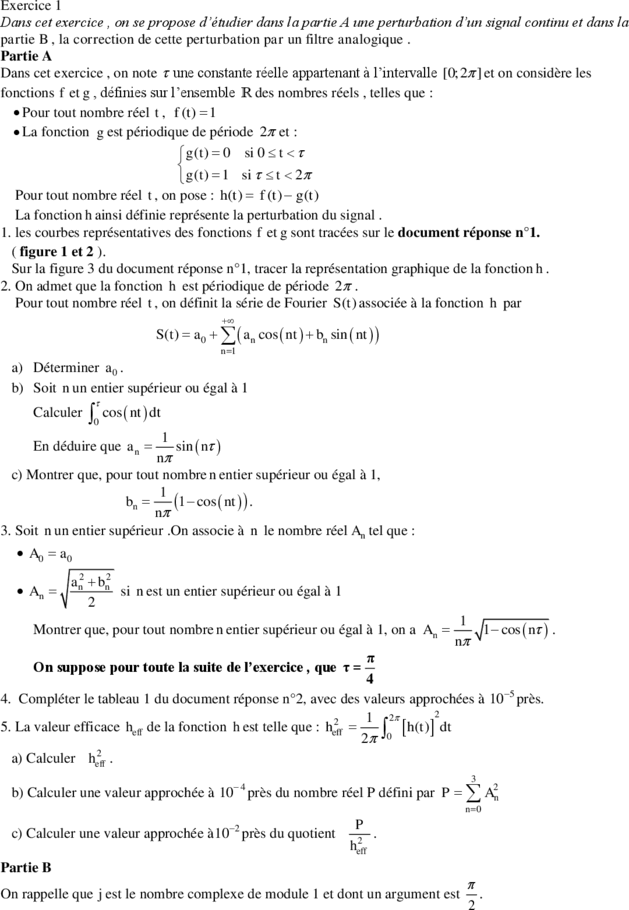 Sujet Bts Maths 2020 Corrigé Pdf TI-Planet | Corrigé Mathématique BTS Electrotechnique Groupement A